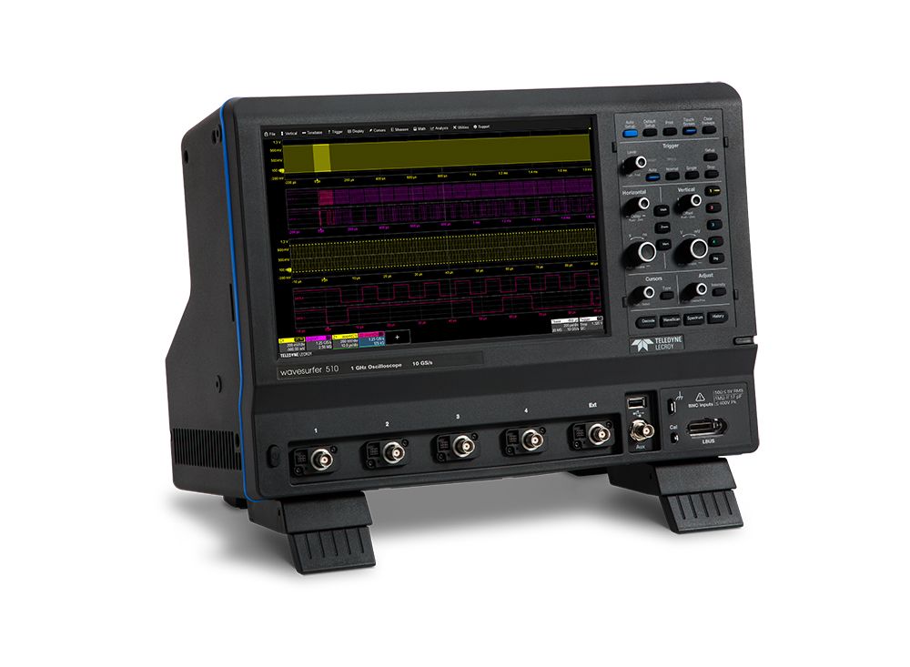 Teledyne LeCroy’s WaveSurfer 510 Oscilloscope Delivers Value-Packed Debug Punch